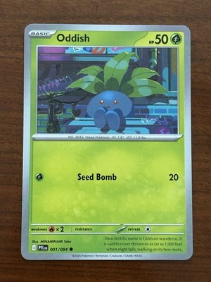 Oddish - 001/094 - Common Pokemon Card Phantasmal Flames