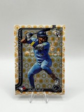 2025 Topps Series 2 Leo Jimenez Rookie #535 Holiday Sun Toronto Blue Jays