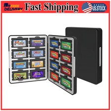 GBA Game Case Holds 16 Game Boy Advance Cartridges Magnetic Silicone Storage Box