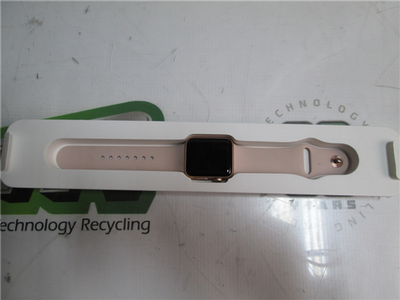 Apple Watch Series 3 A1858 38mm Gold Aluminum Pink Sand Band GPS