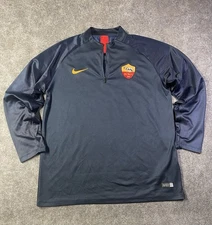18/19 AS Roma Training Zip Top Size XXL Nike Men’s