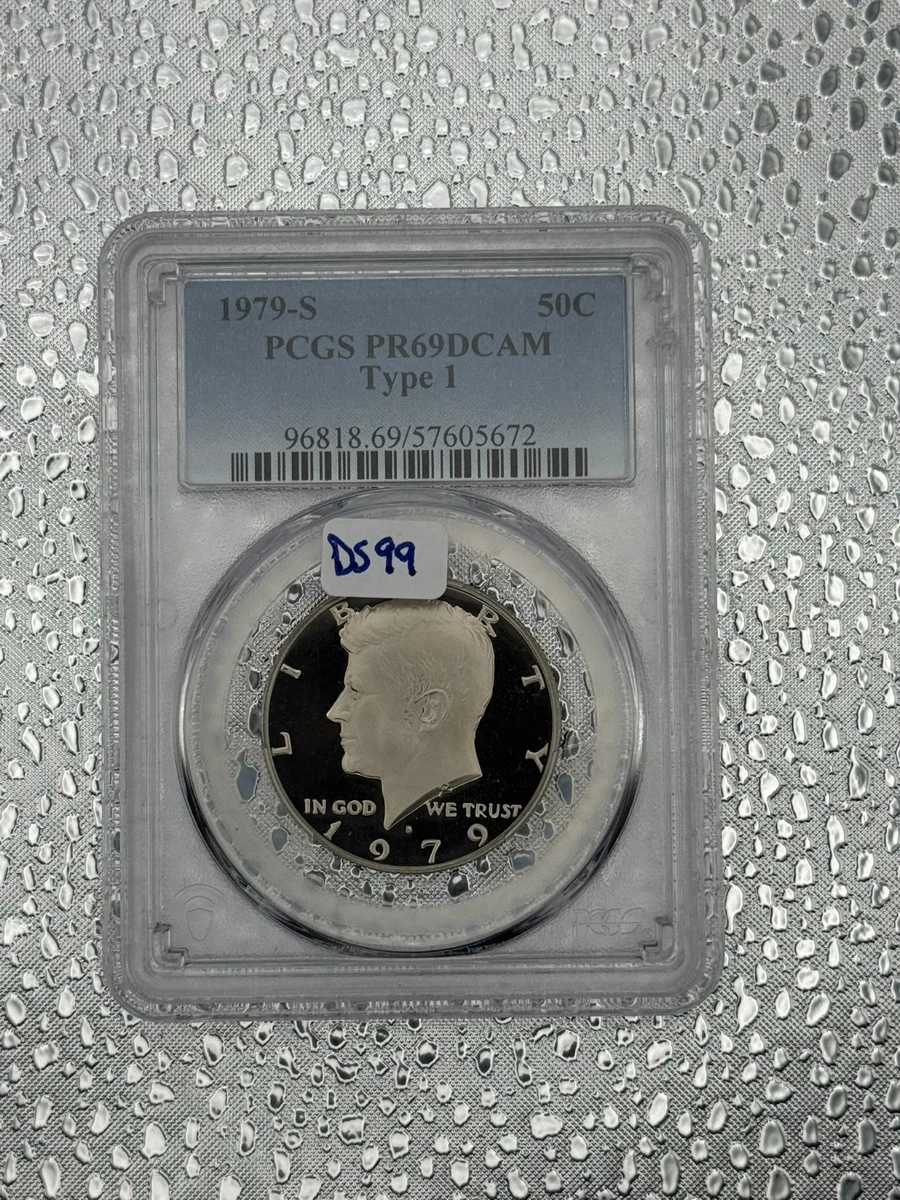 PCGS Certified PR 69 Graded 1979 Kennedy US Half Dollars (1964-Now