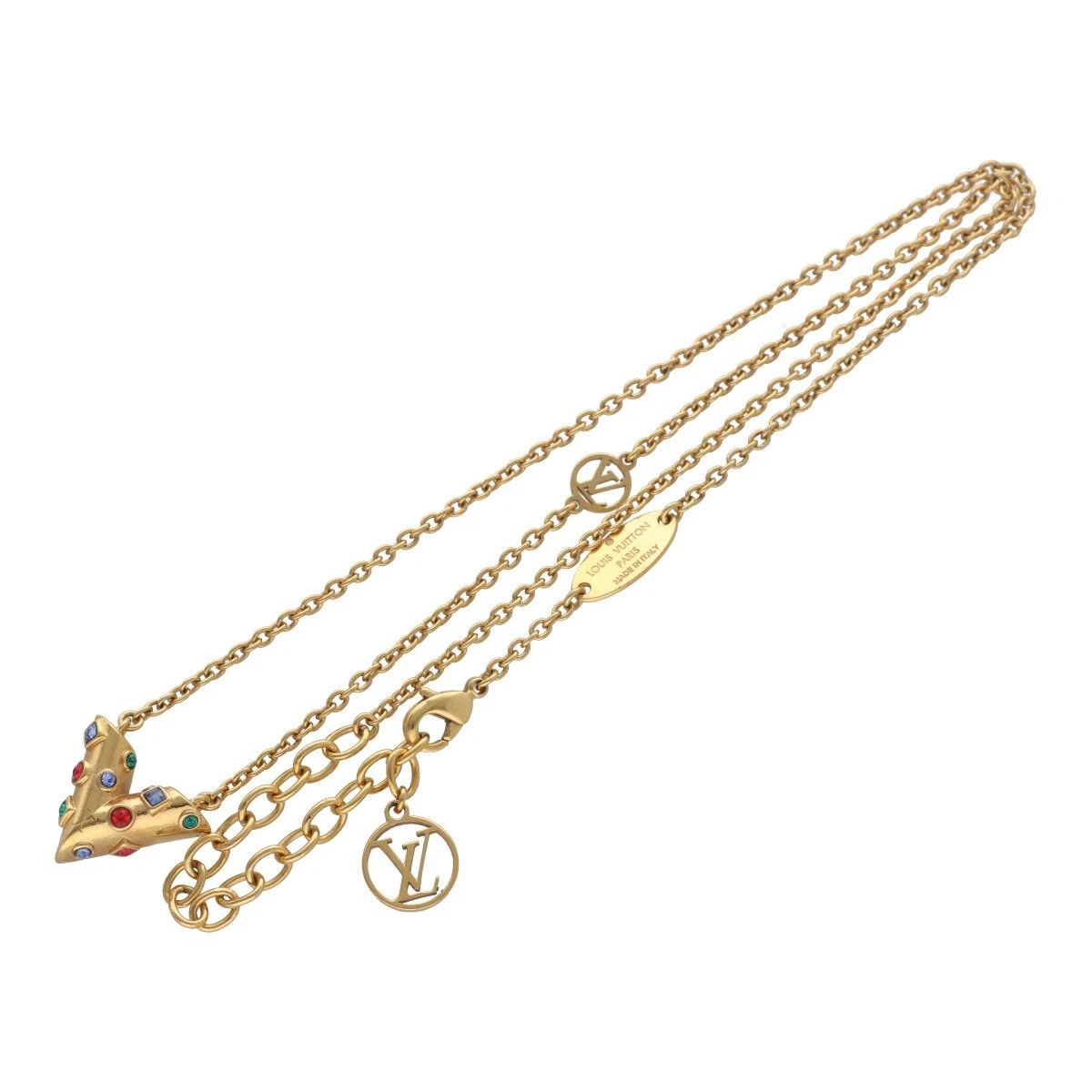 LOUIS VUITTON（LV） Collana LOUIS VUITTON Essential V Planet M68920 ciondolo L1 1 cm x H1 3 cm