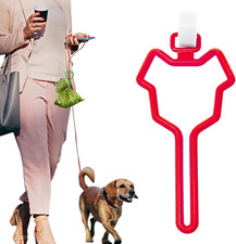   2Pcs Dog Poop Bag Holder, Waste Bag Holder Carrier for Leash, Dog Poop Bag Dis