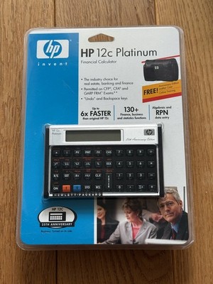 Taschenrechner Hewlett Packard HP12C HP 12C Platinum 25th Anniversary