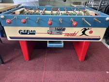 Vintage 1940's Gebar Foosball Table Original