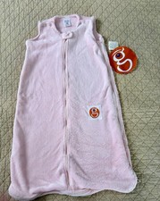 NWT Gunamuna Gunapod Pink Plush Medium 9-18 month Sleep Sack/wearable blanket