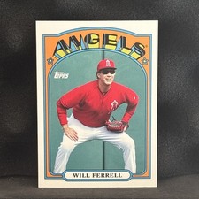 2015 Topps Archives MLB WILL FERRELL LA Angels Card #WF-3 SSP RC Rookie Card. rookie card picture