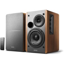 Bookshelf Speakers Wooden Enclosure 42W RMS S...