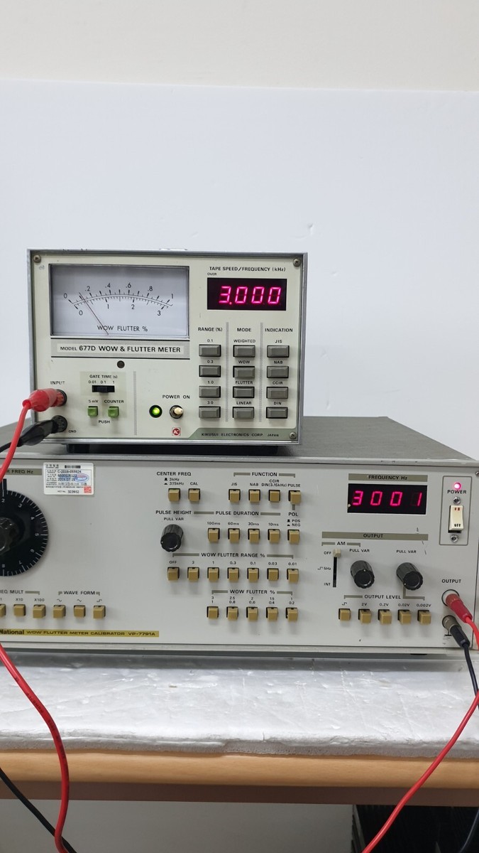 アンプ LEADER LTM-3610 WOW & FLUTTER METER Leader LFM-3610