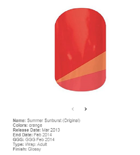 Envolturas para uñas Jamberry - DE COLECCIÓN - MEDIAS HOJAS - ¡Varía estilos ¡Gran selección! - Imagen 57 de 76