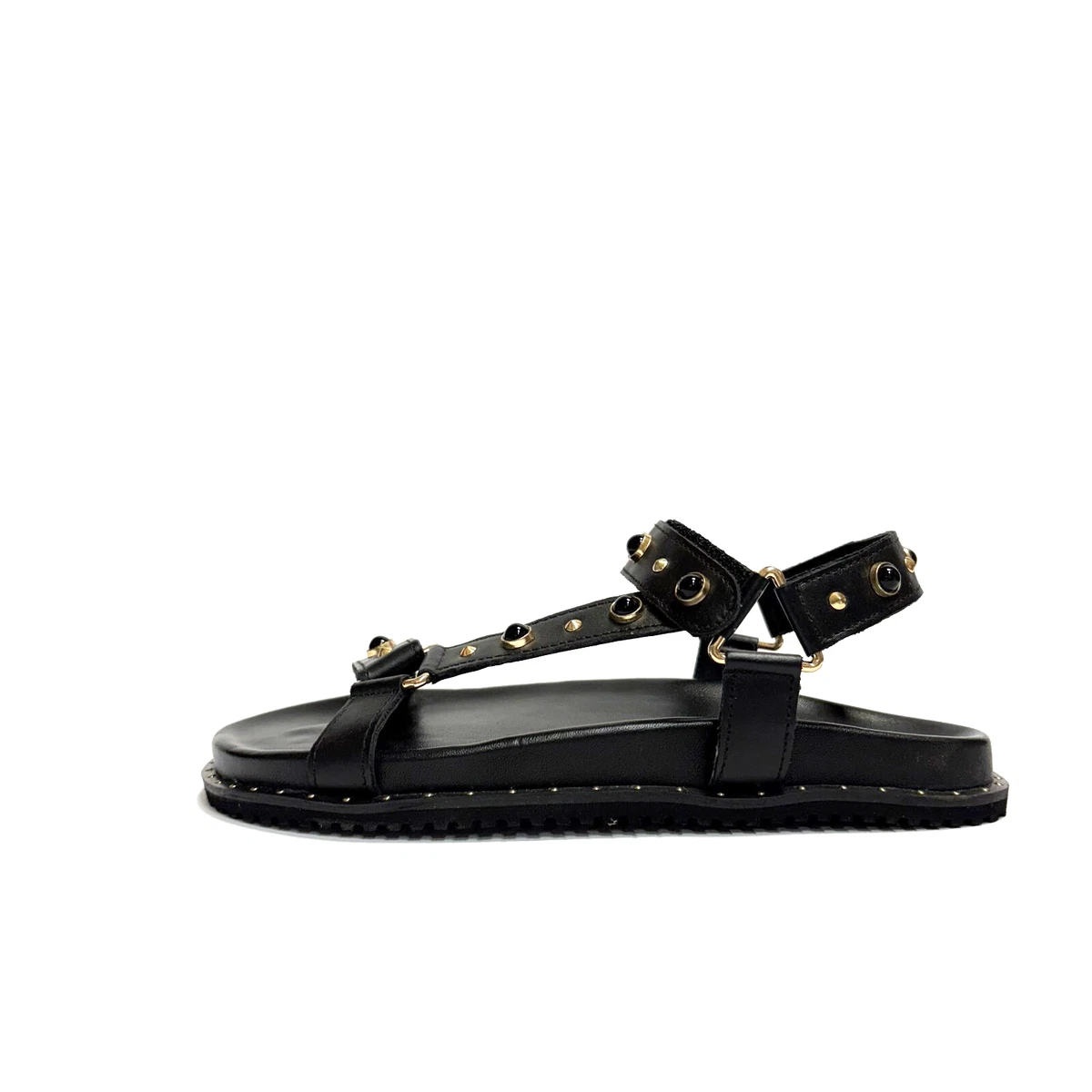 Dream PAIRS Sandali Con Plateau E Cinturino Alla Caviglia Per Donna - Comodi, Elasticizzati, Colore Nero, Tacco 6 Cm