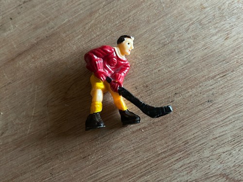 Hockey Player Toy Figurine Cake Topper Lot Mini Figure Unbranded Vtg 6 pc Set - Picture 15 of 24