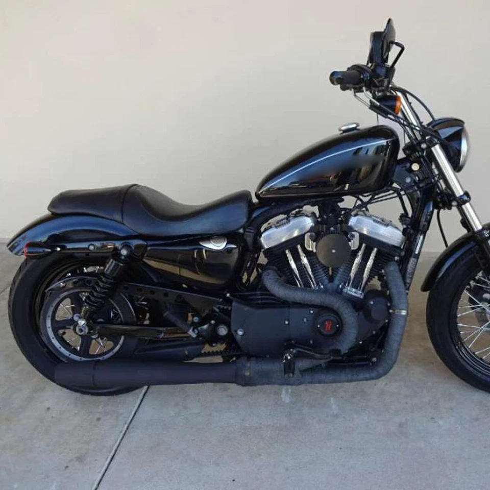 摩托车司机乘客双座适用于 Harley Sportster 铁杆 XL 1200 883 48 — 第 3/4 张图片