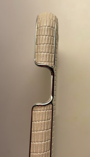 House of Harlow 1960 Bianco Lizard, Argento Metallico Design Case per IPHONE 6/ - Foto 9 di 11