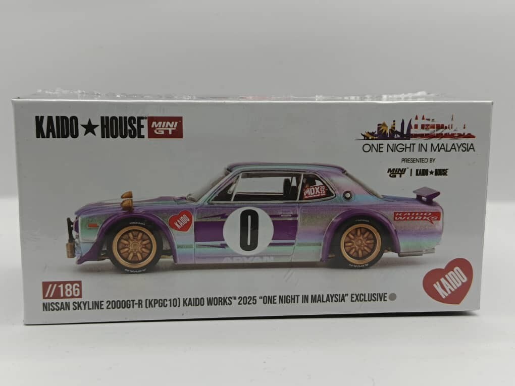 マレーシアエクスポ限定 ニッサンスカイライン 2000GT-R (KPGC10) 1/64 Inno64 Malaysia Diecast Expo 2023 Event Edition Nissan
