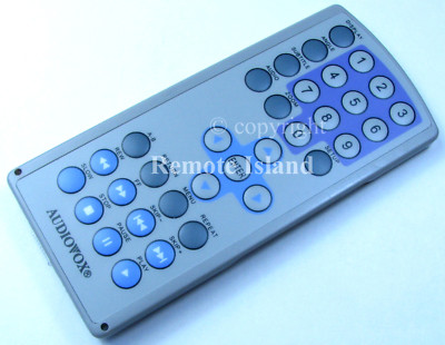 Audiovox 42MJ0101/42MJ0101A DVD Remote Control D1501 D1812 VBP50 VBP70 D1500A D1