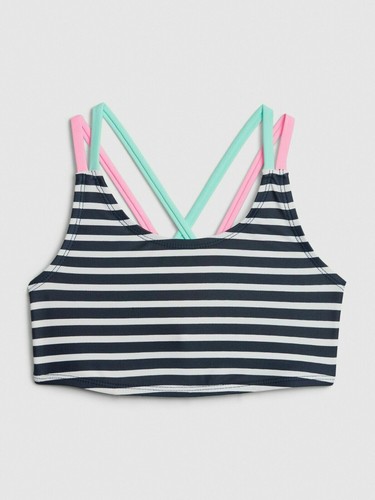 Gap Kids Girl's Navy Stripe Mix & Match Two Piece Bikini Swim Suit NWT Var Sizes - Picture 3 of 5