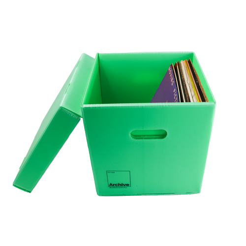 Vinyl LP Record Storage Box - 12" Vinyl Storage Case Super Strong - Picture 16 of 16