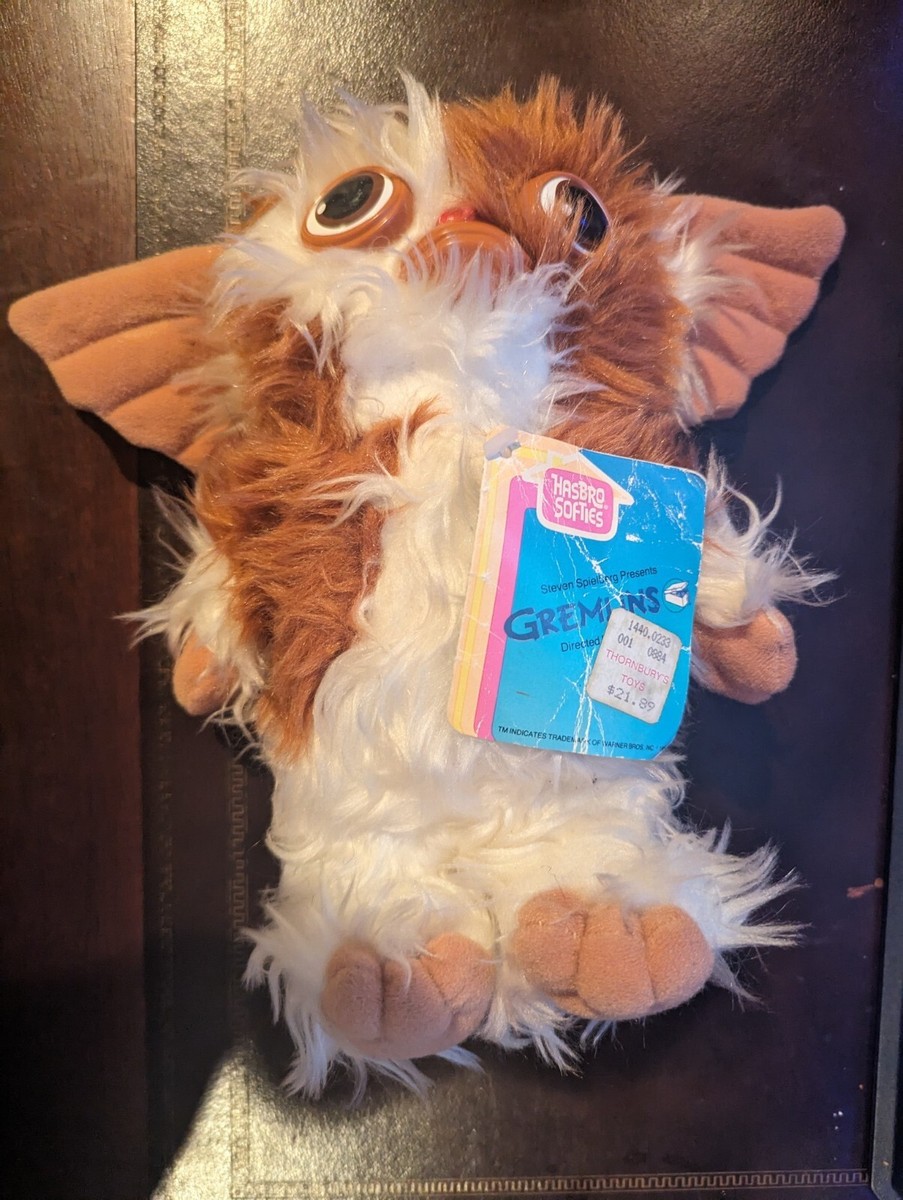 Vintage 1984 Hasbro Softies Plush Gremlins Mogwai Gizmo W/tag No Squeak