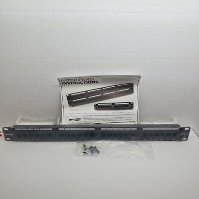 Intellinet Patch Panel 24 Port CAT5E  #513555