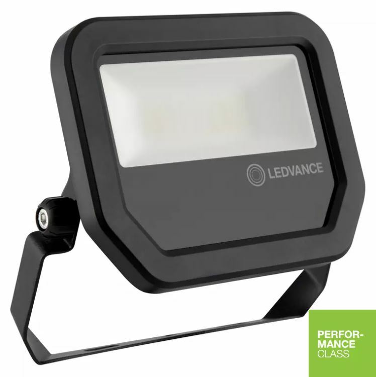 LEDVANCE FLOODLIGHT PROIETTORE NERO 20W 6500K 2400LM IP65 IK07 FLOOD20865BG3