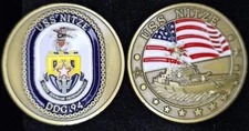 DDG-94 USS NITZE - Navy Challenge Coin