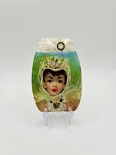 RARE - VINTAGE Plastic Foldable Rain Snap on Bonnet w/ Pouch