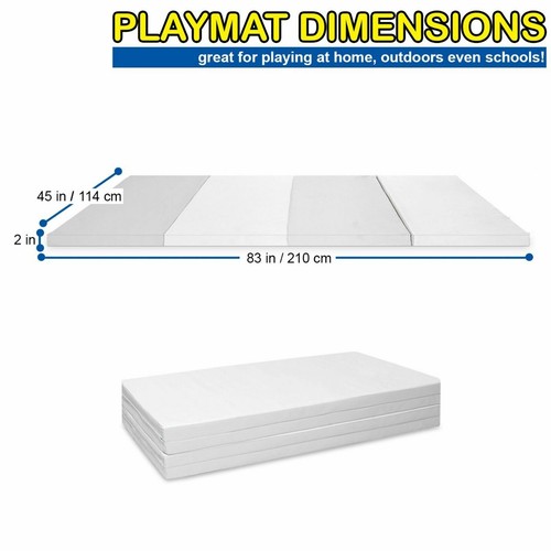 Folding - Reversible Non-Slip Waterproof Baby and Toddler Activity Play Mat Gym - Picture 4 of 6