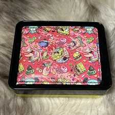 NIB Buckle-Down Men's Bi-fold Wallet - Nickelodeon's Spongebob & Friends