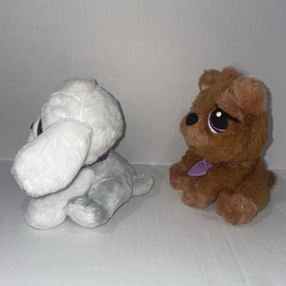 Rescue Pets Plush Puppy Dog No Codes 6 Inch Stuffy Toys Brown & Gray/Wh Lot Of 2 - Image 4 of 4