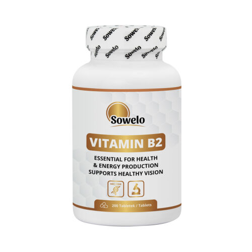 SOWELO VITAMIN B2 RIBOFLAVIN 40mg TABLETS - Picture 1 of 9