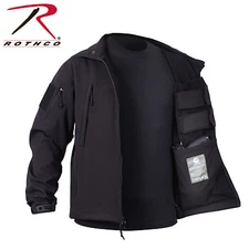 Rothco 55385 Concealed Carry Soft Shell Jacket - Black