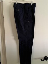 TOMMY HILFIGER WOMENS NAVY COTTON PANTS CARGO POCKET SIZE 14