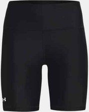 Under Armour Women's HeatGear Black Bike Shorts 1360939 Size S - NWT