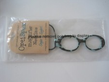 Opti Spex Magnifier Necklace Black Teal NIP