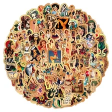 10 Random Retro Tattoo Pinup Girl Stickers Sexy Decals Laptop Yeti Free Shipping
