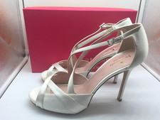 Kate Spade Fensano Women's Size 10.5 Ivory Satin Bridal Pumps 378