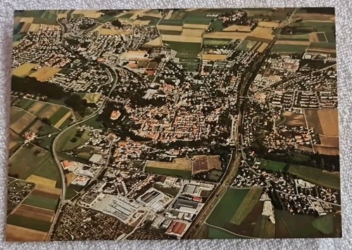 Postkarte Luftaufnahme Friedberg