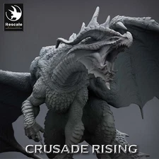 Red Dragon by Rescale Miniatures | D&D | DnD | Print on Demand