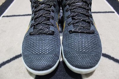 NIKE - tawaさん専用 NIKE KOBE XI ELITE LOW NEW Nike Kobe XI Elite Low Flyknit iD Triple Black Sz 8 Glow