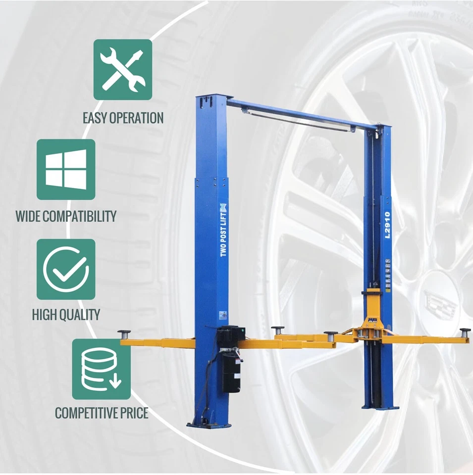 XK L2910 2 Post Lift 9,000 LB Two Post Lift Auto Lift Car Lift Truck Hoist 220V Foto 4 de 4