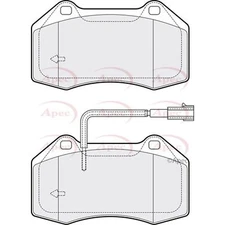 Apec Brake Pads PAD1917 - 3-year / 36,000-mile manufacturers guarantee