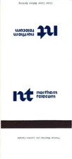 Northern Telecom Logo Advertisement Vintage Matchbook Cover