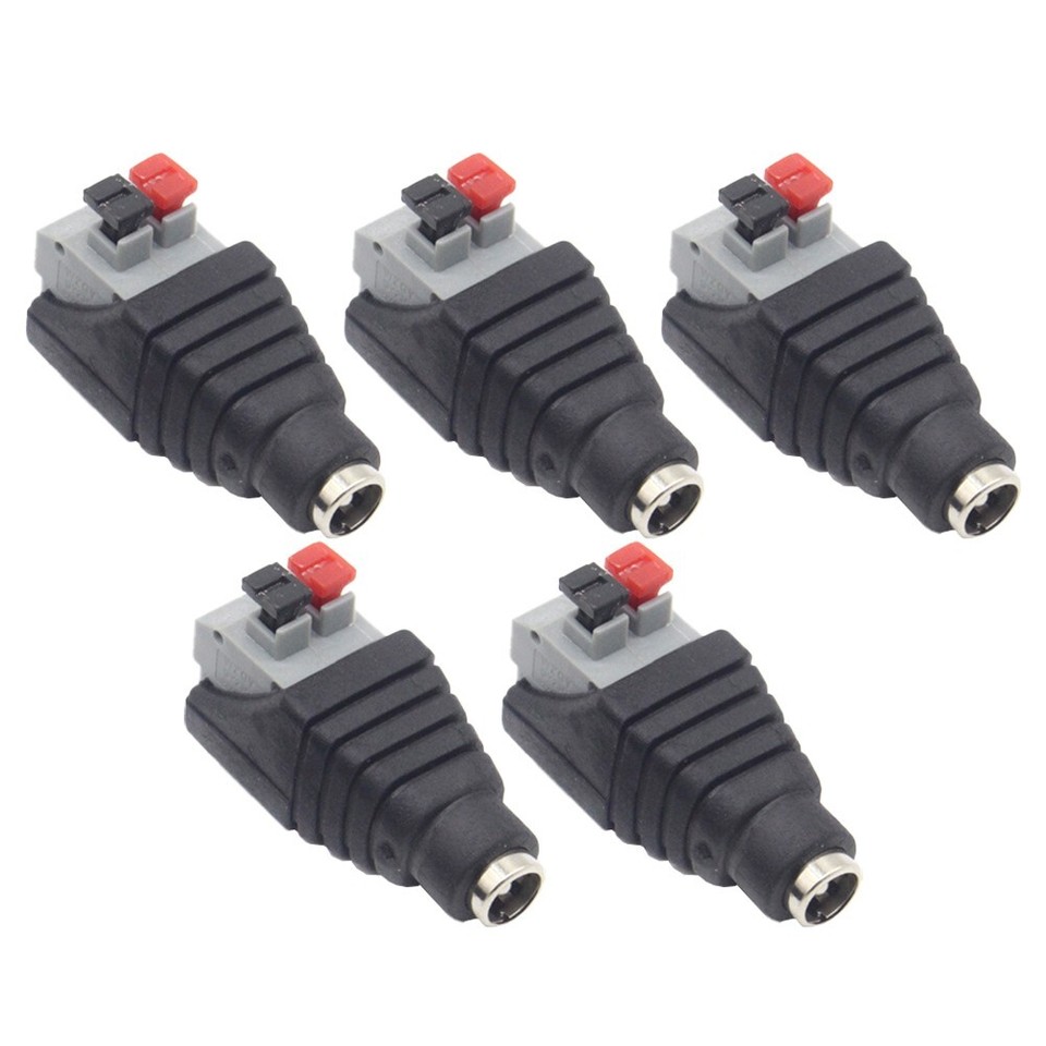 Convenient Press Type Connection 5 5x2 1mm DC Male Female Wire