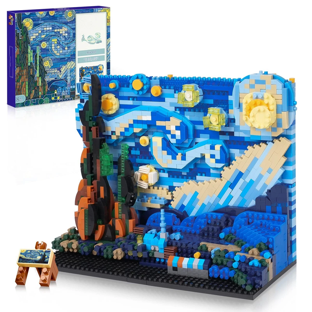 Vincent van gogh starry sky lego set sale