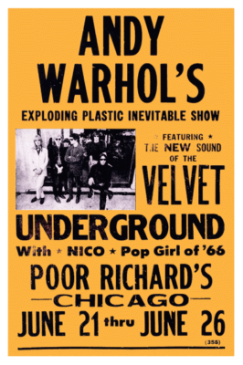 Velvet Underground *LARGE POSTER* w/ NICO - Andy Warhol 1966