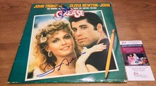 Frankie Valli + Frankie Avalon Grease Movie Soundtrack Signed Vinyl LP JSA COA