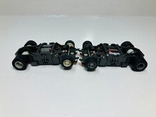 TYCO  2  440 MAGNUM narrow chassis WHITE  GRAY WHEELS  Silicone Rears NEW