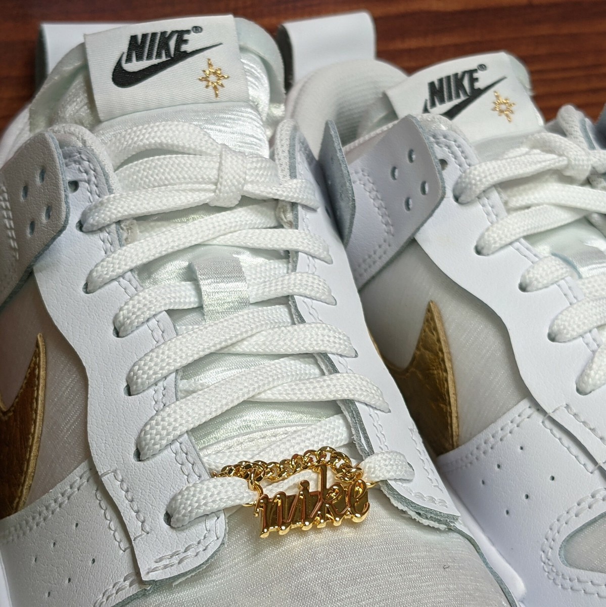 nike dunk low disrupt metallic gold